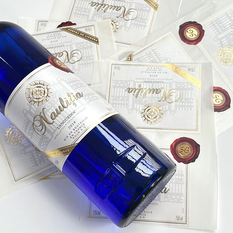 Latest company case about Premium Hot Foil Stamping Wine Labels – Elevating Brand Elegance