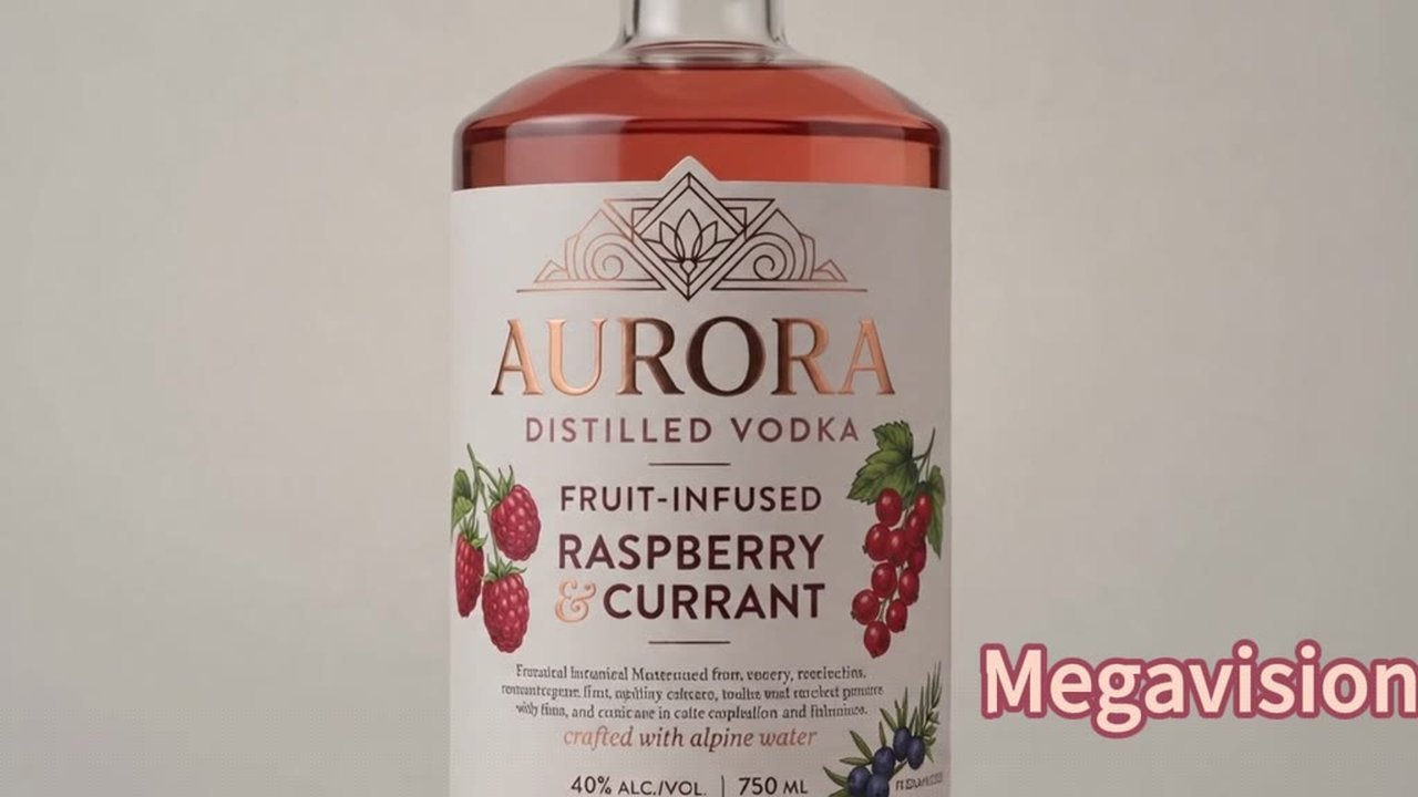 Latest company case about Textured Paper + Embossing + Gold Foil – Fruit-Infused Vodka Label