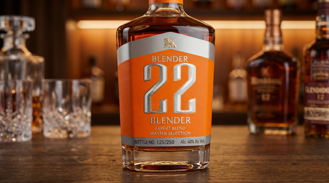 Latest company case about Aluminum Foil Paper + Embossing + Gold Foil – Whisky Label