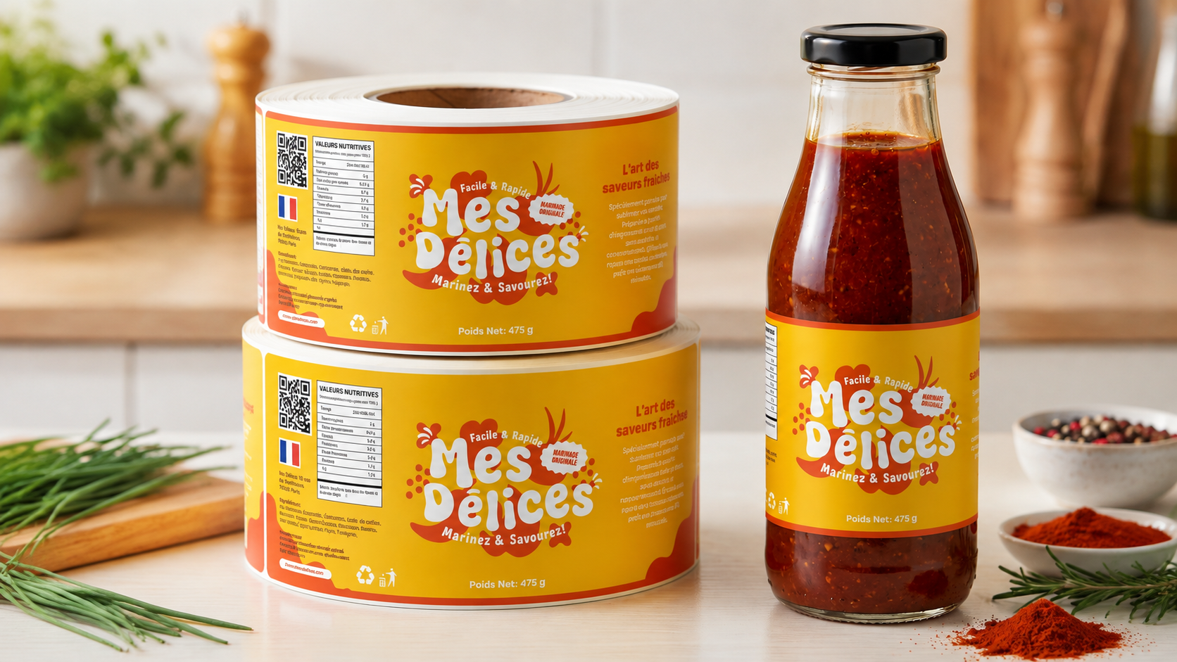 Latest company case about Custom Waterproof Food Labels for Sauce and Seasoning Brands