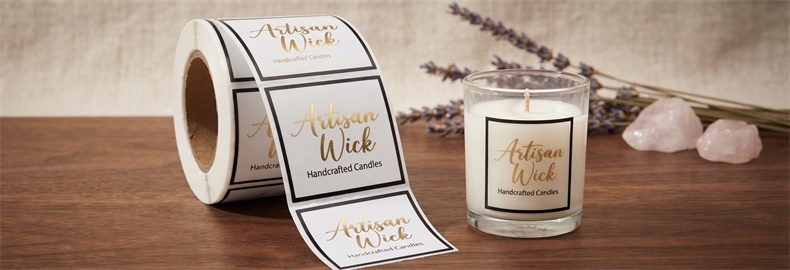 Latest company case about Transparent Candle Labels with Gold Foil for Premium Glass Packaging