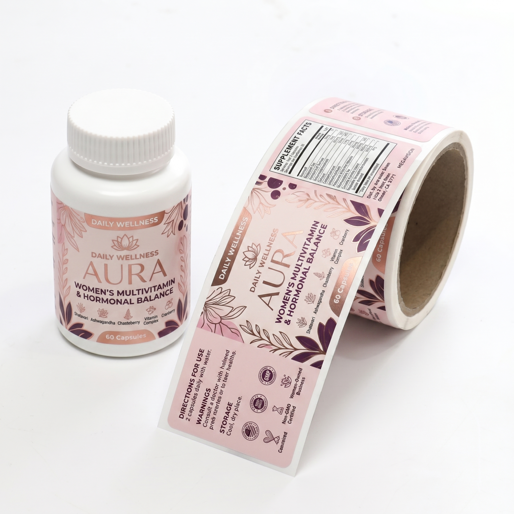 Latest company case about Women’s Wellness Supplement Labels for Clean Premium Packaging