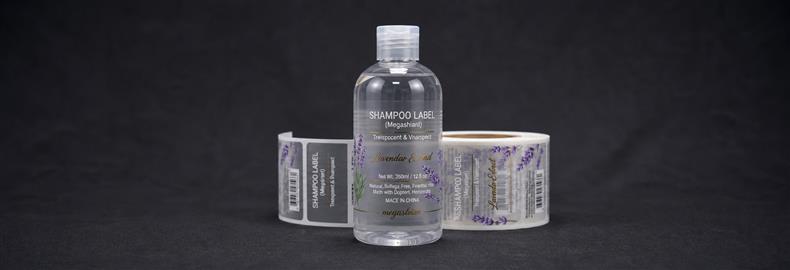 Latest company case about Transparent Shampoo Labels with Lavender Design for Premium Hair Care Packaging