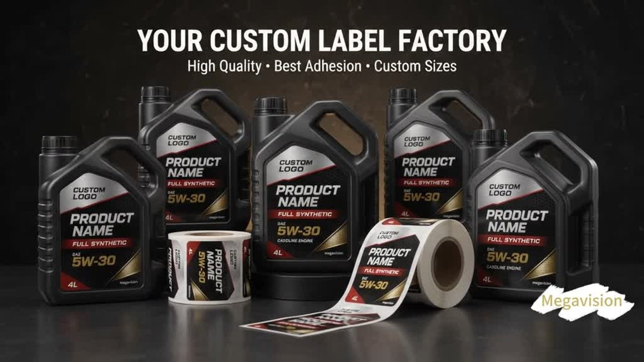 Latest company case about Custom Waterproof Motor Oil Labels