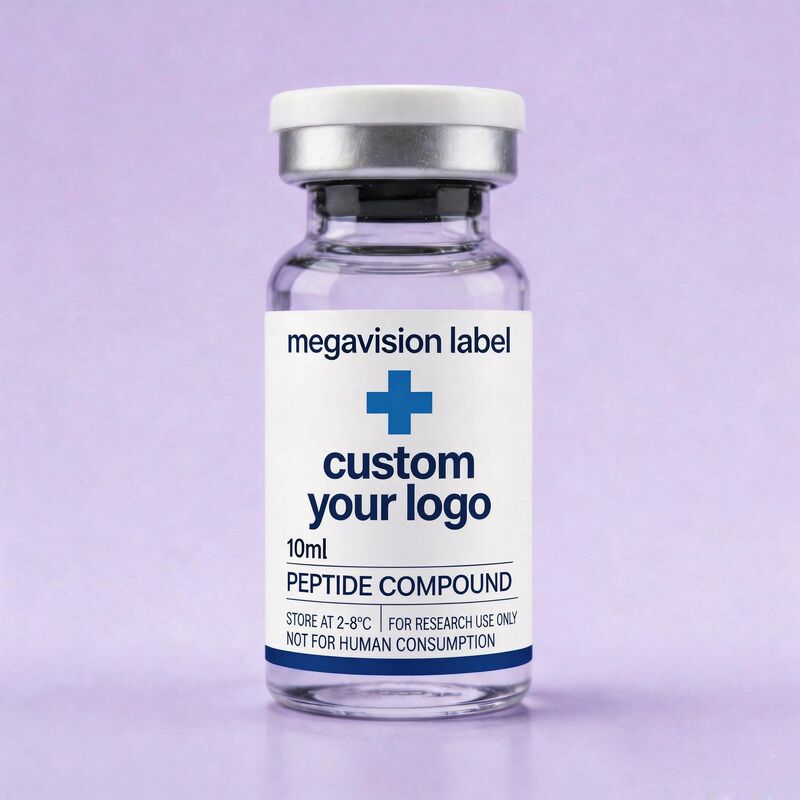 Custom Factory 3ml 5 ml 7ml 10 ml Vial Labels Lab Research Peptide ...